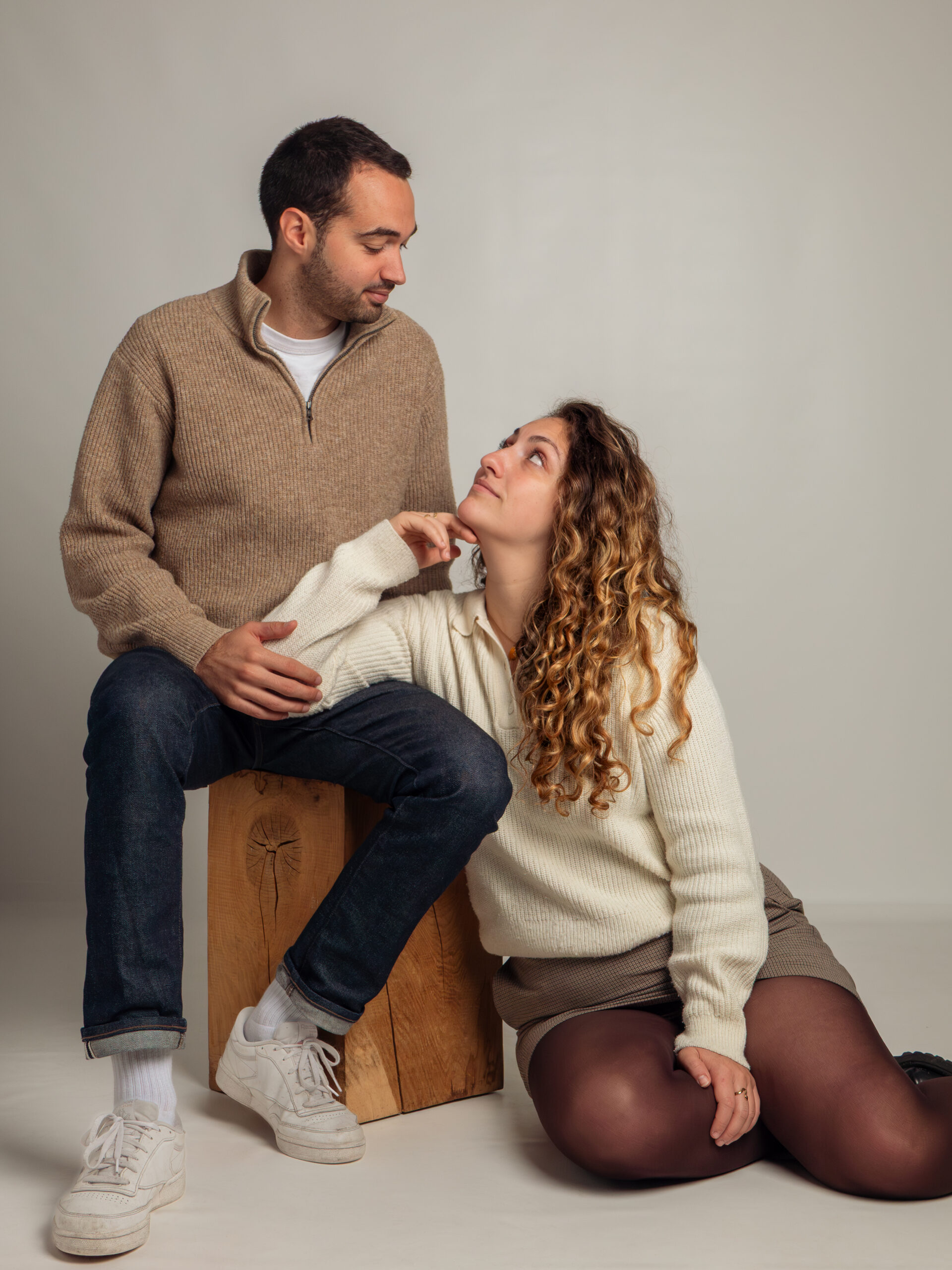 Photo studio d'un couple